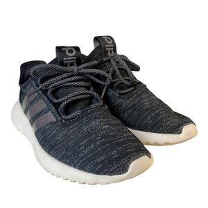 Adidas Knit Running Shoes Size US 7 Black White